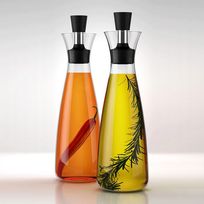 油壶油瓶home创意玻璃透明防漏调味瓶醋瓶酱油油壶