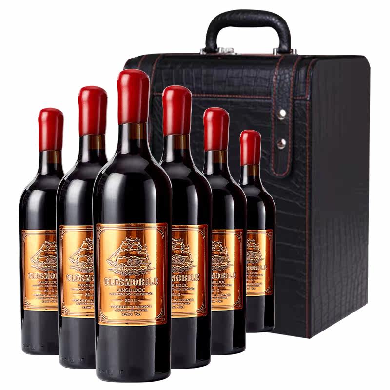 法国奥斯莫比进口红酒aop西拉歌海娜龙之帆红葡萄酒干红静态葡萄酒