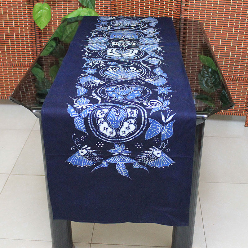 民族特色桌旗云南布艺蜡染茶几电视柜五斗柜装饰布桌旗