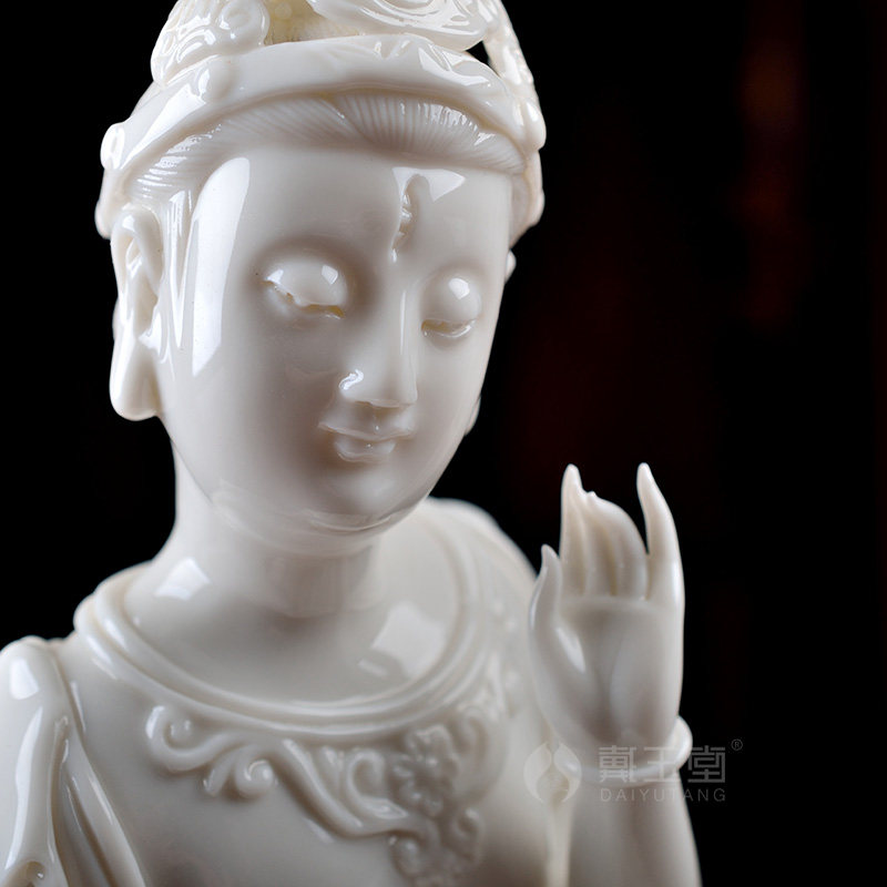 停产即将下架德化白瓷瓷雕工艺品多罗菩萨摆件