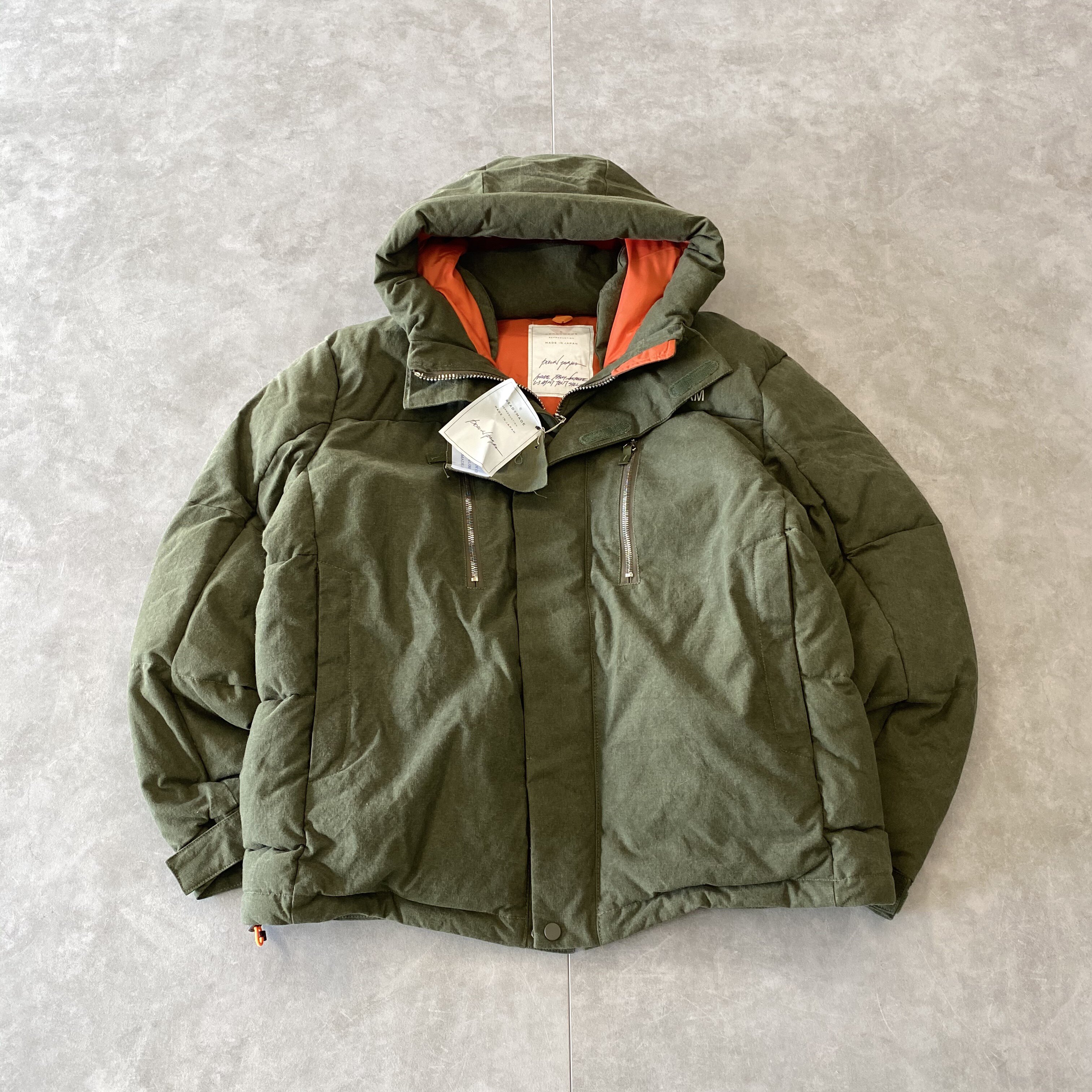 readymadedownparka连帽羽绒外套羽绒服冲锋古军布制军夹克