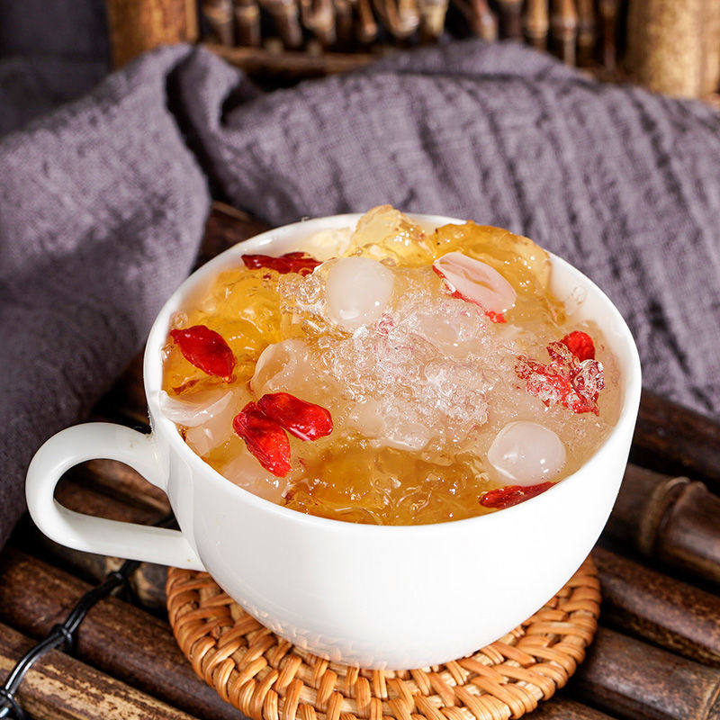 养胶颜羹桃胶雪燕皂角米组合天然胶原蛋白三宝桃胶