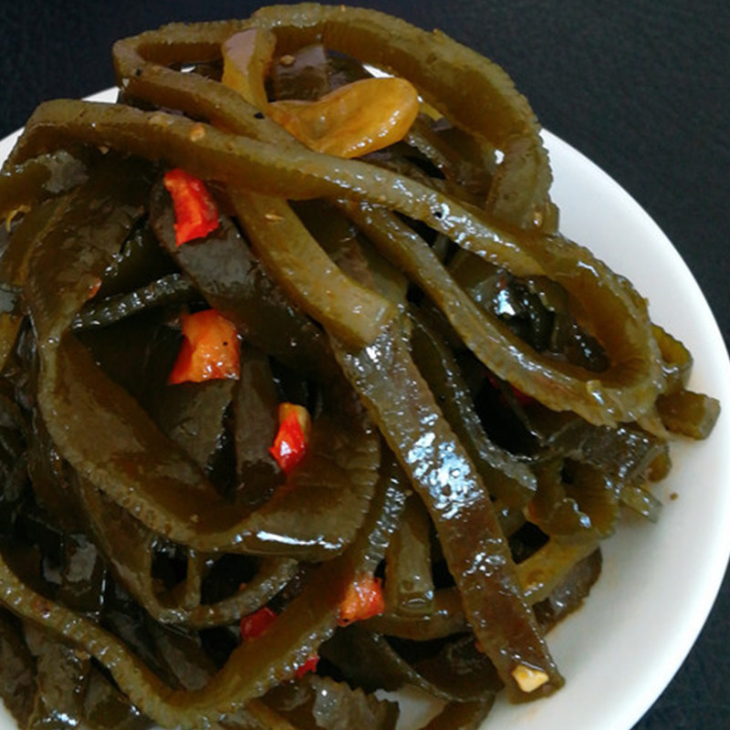 蒜香海带丝开袋即食下饭饭菜250克2袋香辣咸菜腌制