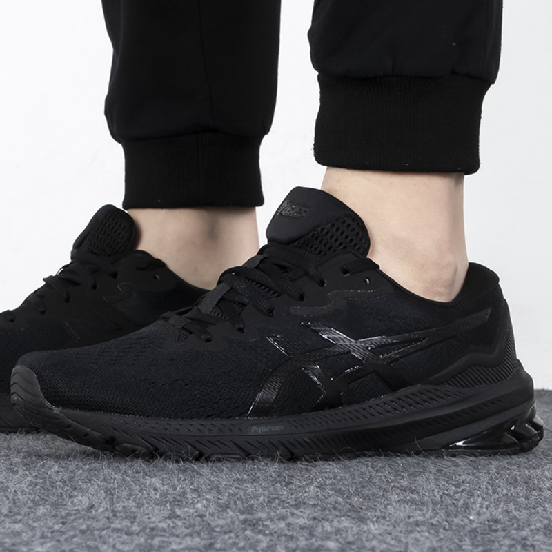 asics亚瑟士正品gt1000男子黑武士稳定支撑透气跑步跑步鞋