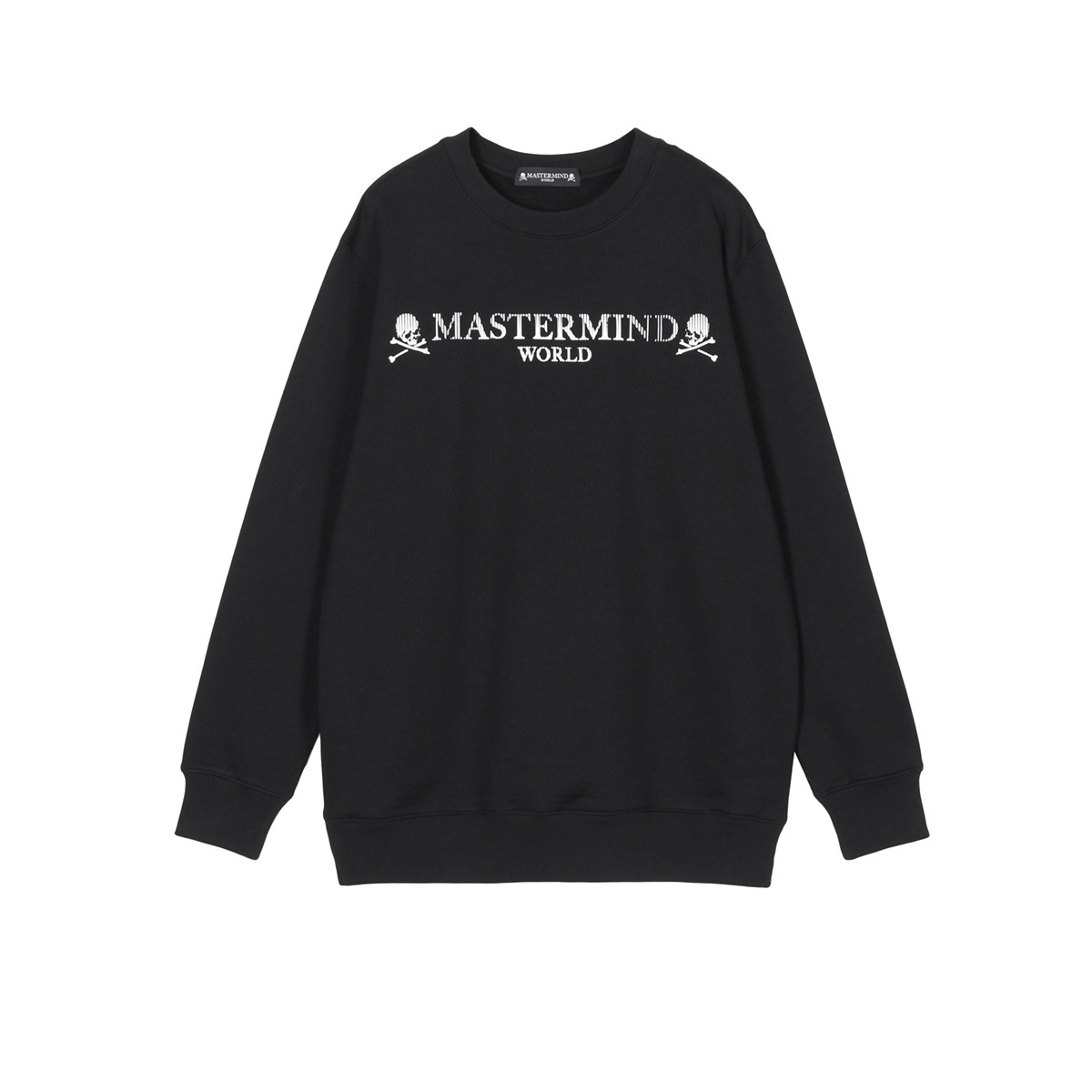 mastermindworldns1sweatshirt19aw绒面条纹骷髅王卫经典卫衣
