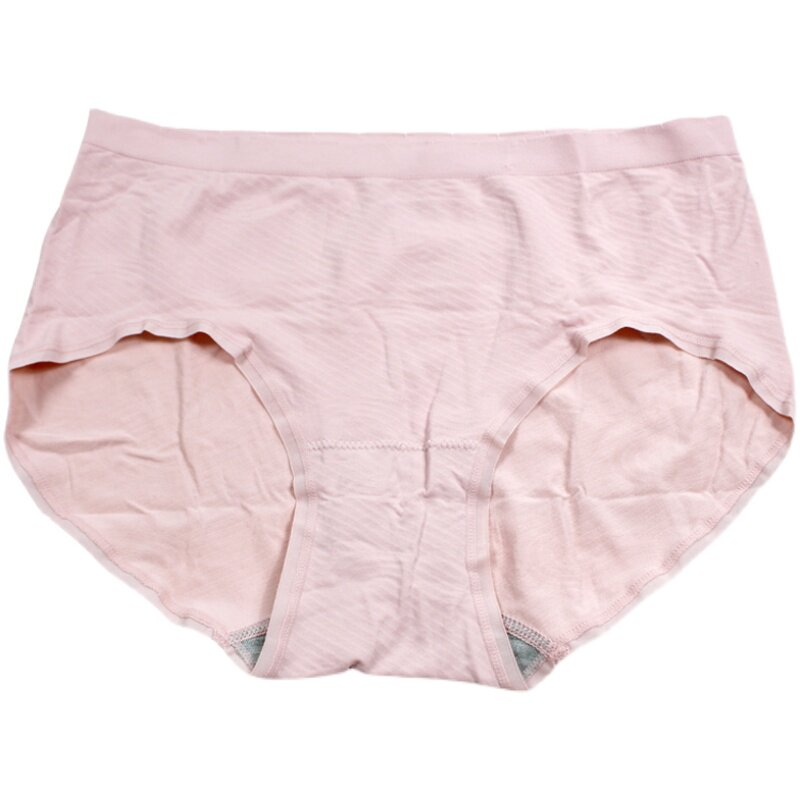 俏织内裤春夏薄款少女无痕中腰底裤海藻柔软女三角裤