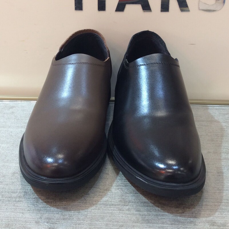 哈森harson正品2021秋季新款休闲英伦一脚脚蹬休闲皮鞋