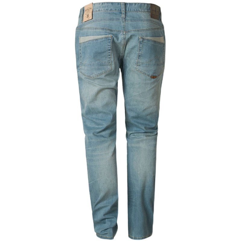 万宝路mcs男士做旧休闲修身身微弹小直脚中腰牛仔裤