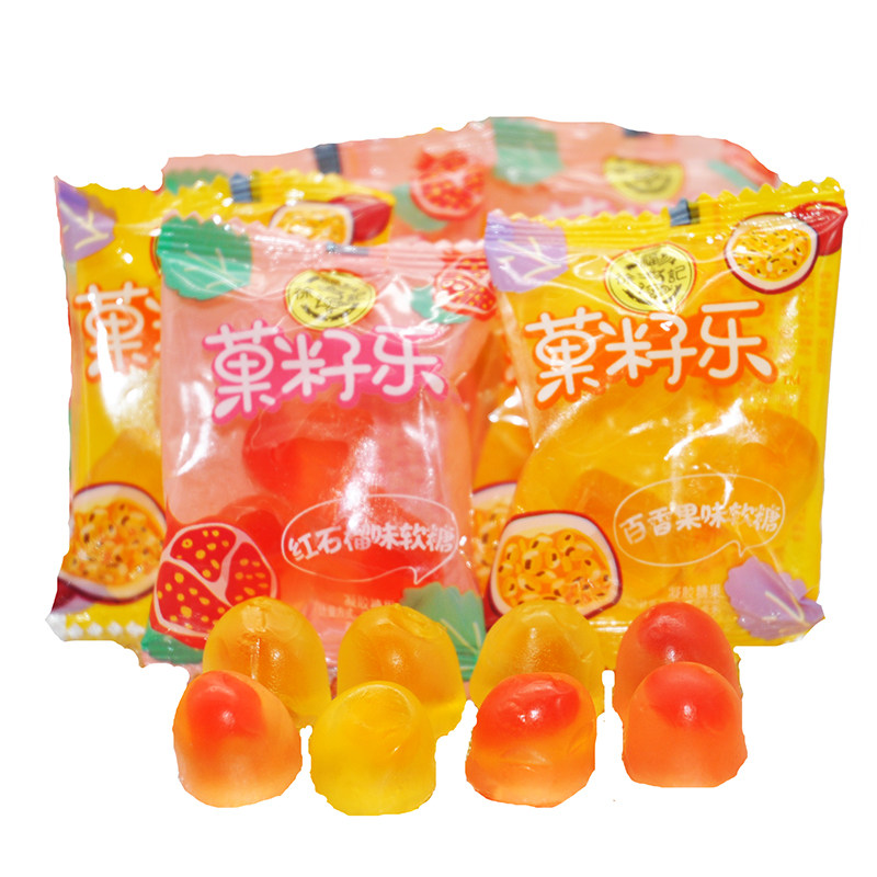 徐福记菓籽乐唯果汁软糖糖果散装混合合口味婚庆糖果