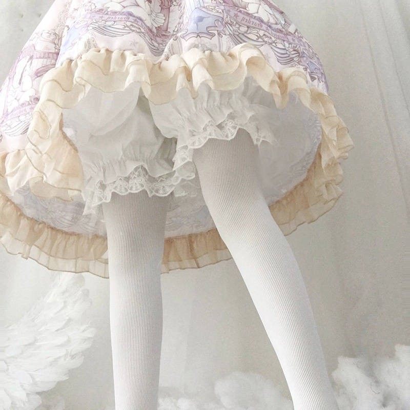 洛丽塔裙撑甜美打底底裤灯笼棉布舒适lolita南瓜休闲裤