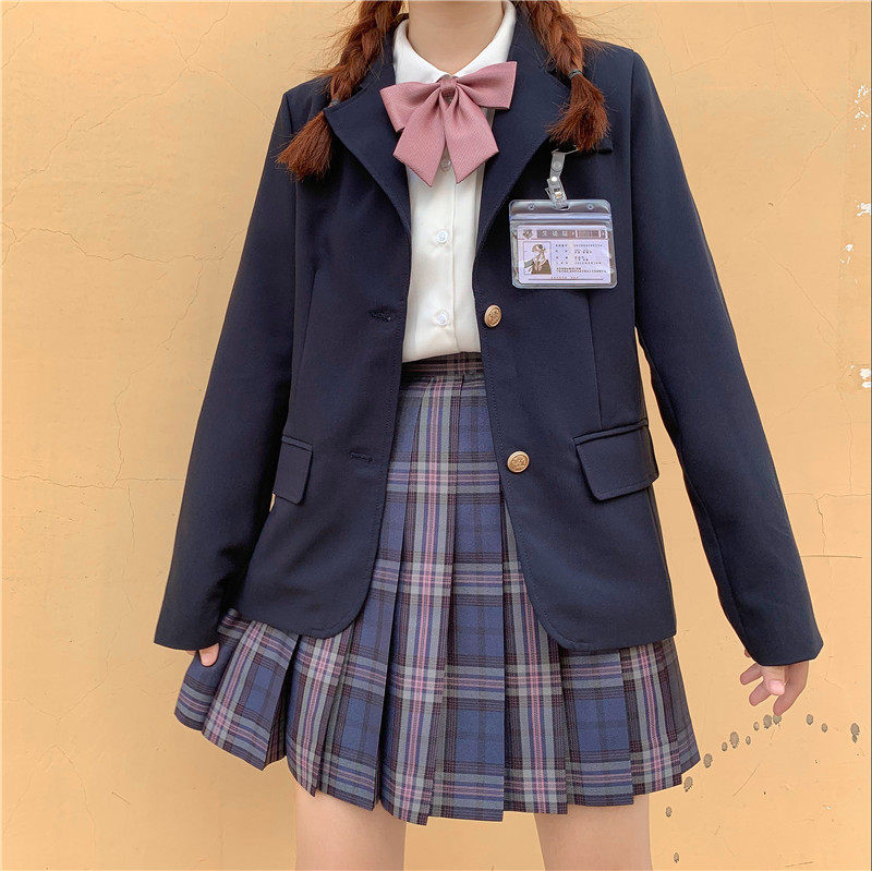 可爱外套开衫西服西装长袖甜美制服爱萝莉jk短外套