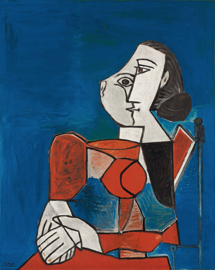 现代立体抽象手工装饰画毕加索picasso油画玛丽丽泰油画