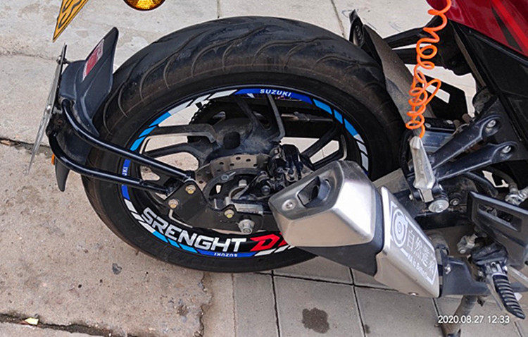 贴纸dr160改装轮胎贴膜dr160s油箱贴防鱼骨dr150贴纸