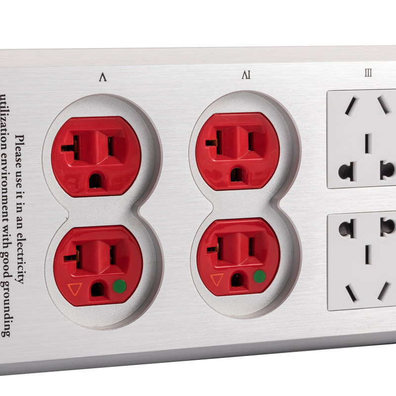 新款tembin电源滤波器插座 音响电源净化器电源排插 多功能插座