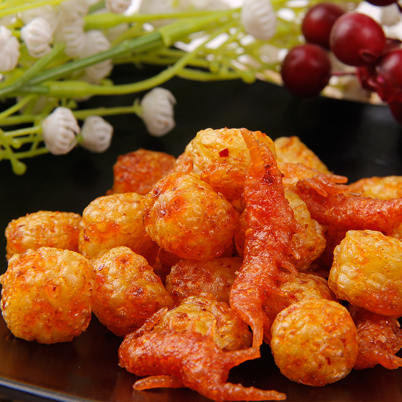 虾鱼蛋辣条小包包装儿时虾虾扯蛋吃货零食小吃面筋制品