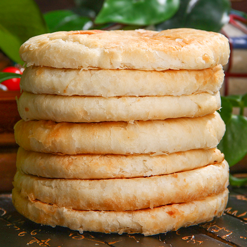 油饼内蒙古鄂尔多斯特产巴伊吉乐酥油黄油饼香酥糕点传统中式糕点