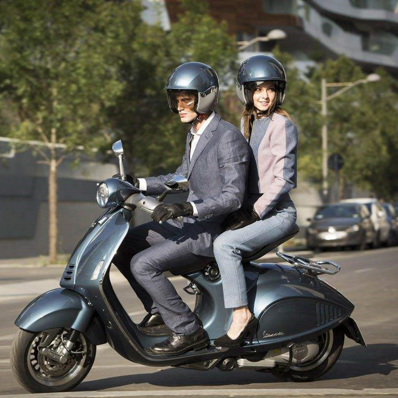 vespa罗马假日复古摩托车踏板车燃油125cc可上牌国四电喷比亚乔款