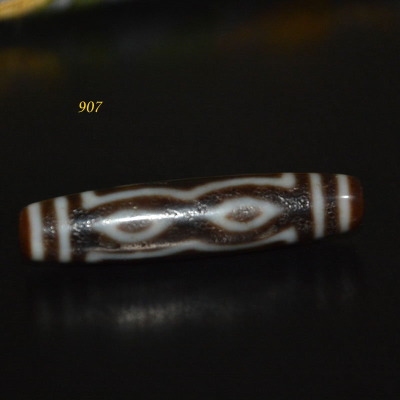 天珠一图锁骨项链二眼七眼天然真品西藏一物项坠