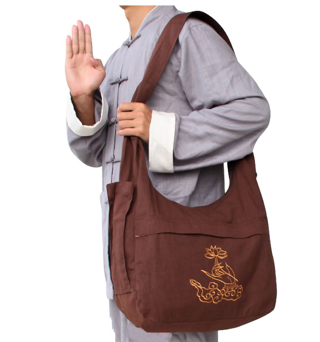 通用休闲包休闲和尚僧袋佛包复古男女帆布僧包通用款女包