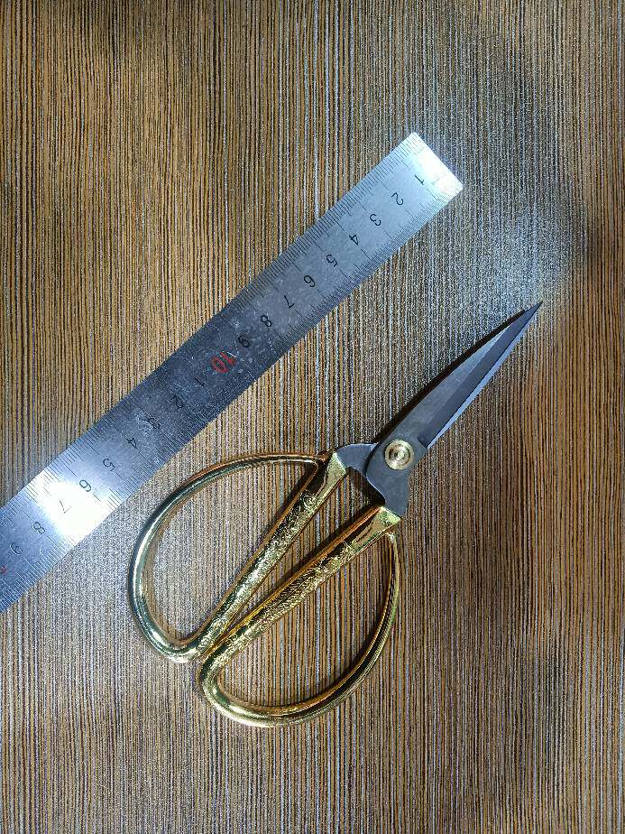 剪刀扬州15年老店正品三把刀2号汪吾铨家用中式剪刀