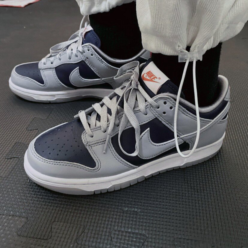 耐克nike sb dunk low 白橙 灰白 彩色拼接 彩蛋鸳鸯 低帮滑板鞋