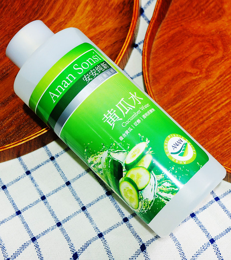 安安黄瓜水480ml 补水保湿滋润紧致提亮肤色清洁毛孔爽肤水