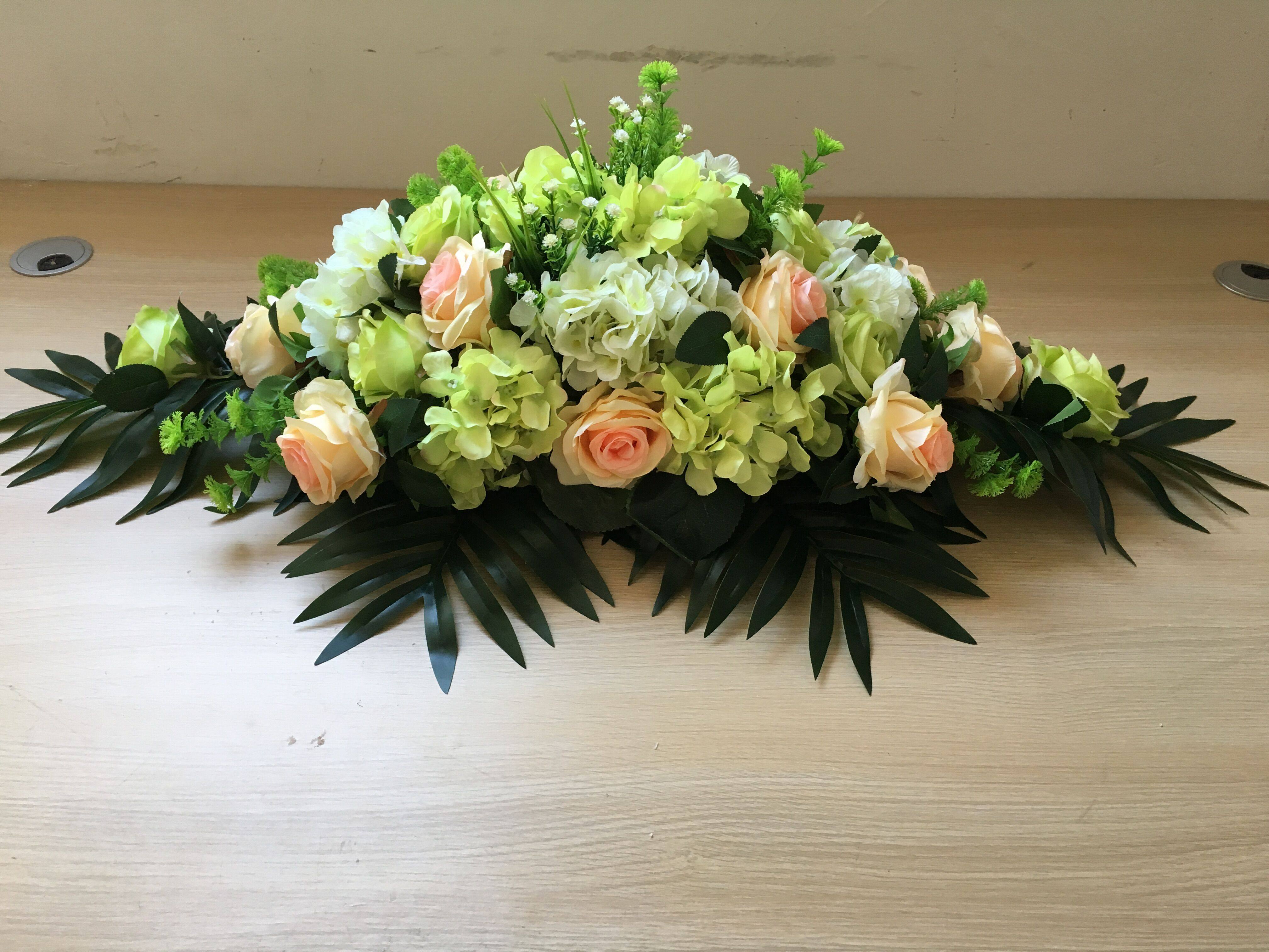 仿真台花会议室桌花演讲讲台酒店餐厅客厅装饰仿真花