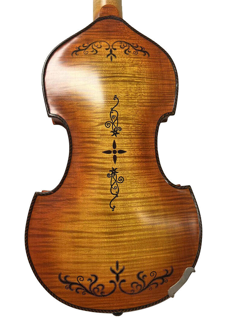 巴洛克风格song中提琴掏空琴头小提琴