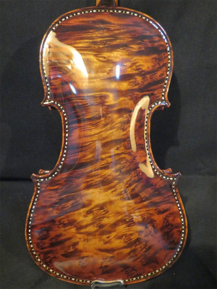 小提琴宋牌贝壳镶嵌鸟眼枫木浑厚厚的声音9483小提琴