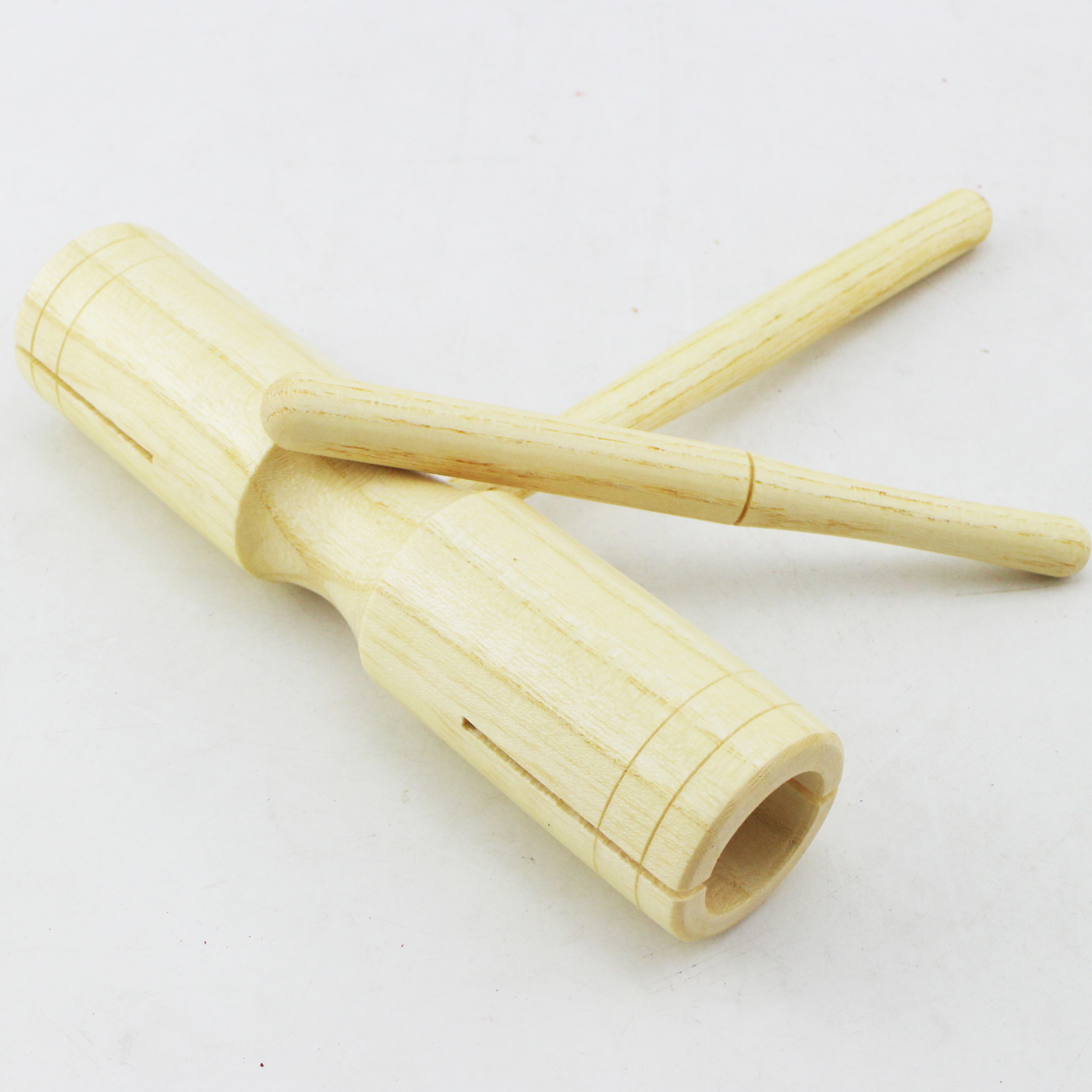 新品奥尔夫乐器正品螺纹响筒加沟双响可做刮蛙打击乐器