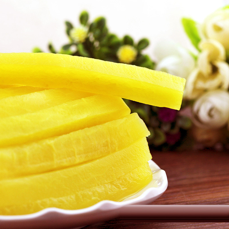 寿司萝卜材料条金大根一本紫菜包饭回转用盐寿司料理