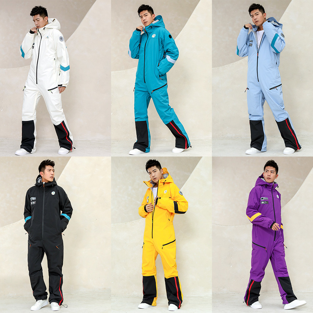 套装2122男款连体单板雪服滑雪服防风防水一万滑雪衣裤套装