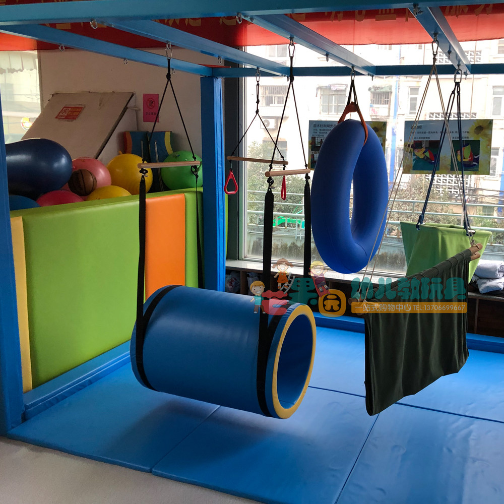 精品 悬吊铁架 早教感统体能训练室内悬挂支架 吊缆立体架 可定做