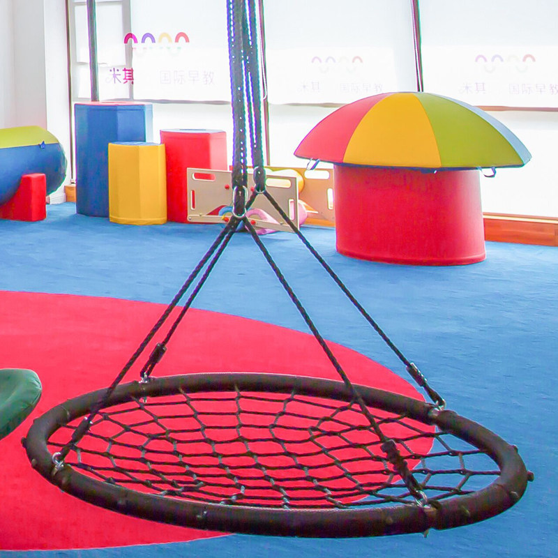 早教幼儿园儿童悬挂太空飞船鸟巢秋千感统训练感统训练器材