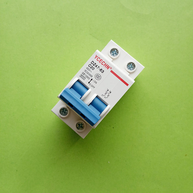 开关包邮促销2p20a电闸空开断路器c20家用空气空气开关