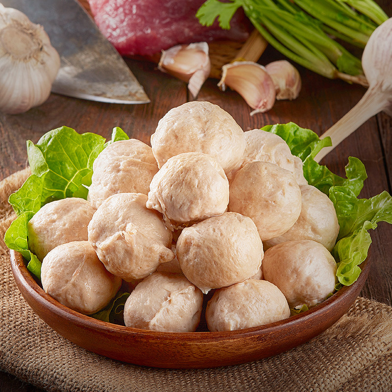 邵子牙贡丸手工猪肉丸火食材关东煮锅丸子批发*邵氏贡丸250g