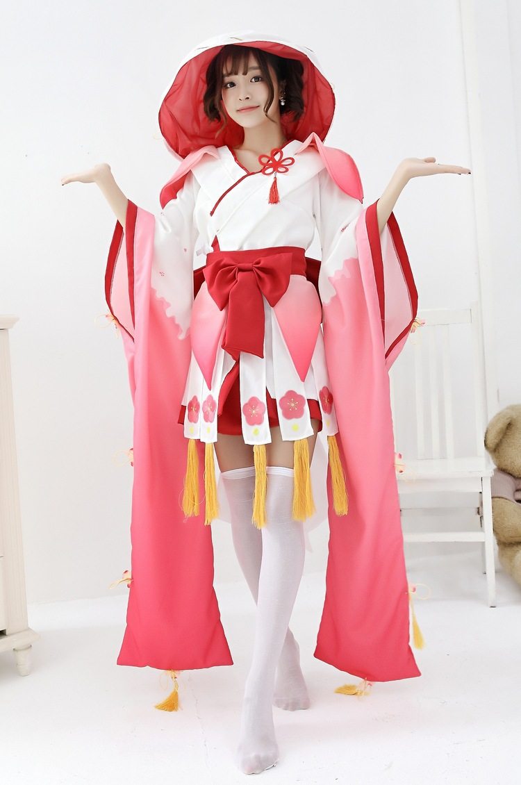 阴阳动漫桃花妖未觉醒cos服女古装和服cosplay民族服装