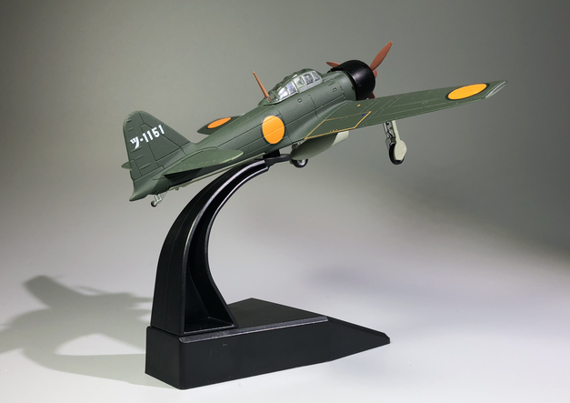 二战十大著名战机zero日本零式战斗机飞机模型合金仿真 amer 1:72