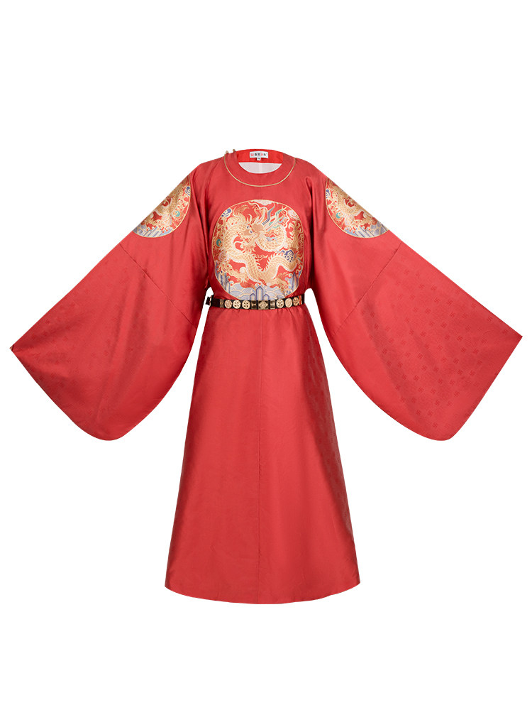 重回汉唐汉服男凤求凰正版原创妆花大袖中国国风秋冬汉服