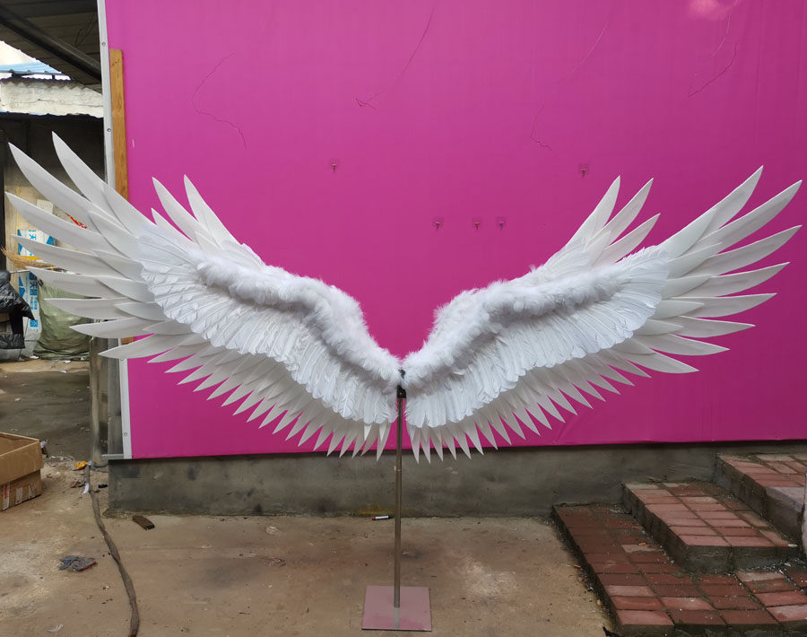 翅膀网红打卡底座拍照商场活动道具多翼抖音翅膀