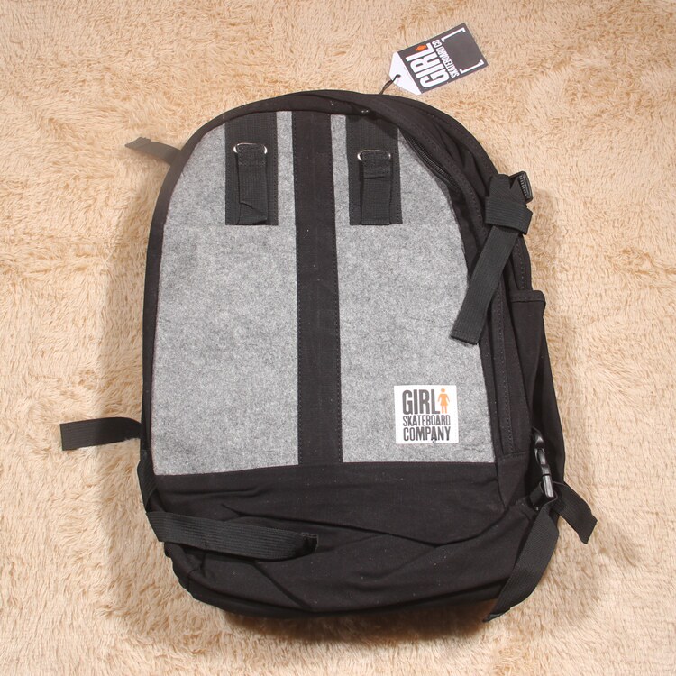 美国进口girl滑板书包背包双肩包潮牌复古帆布滑板包