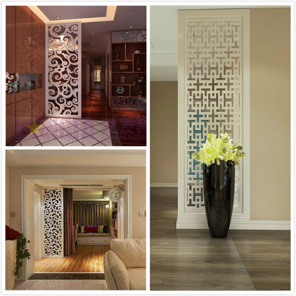 玄关屏风镂空隔断电视背景墙雕花板