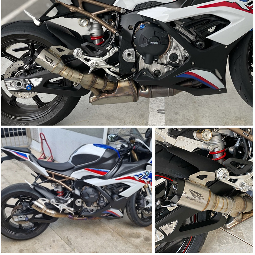 适用于宝马机车s1000rr排气改装ar直通竞技排气管摩托车排气管