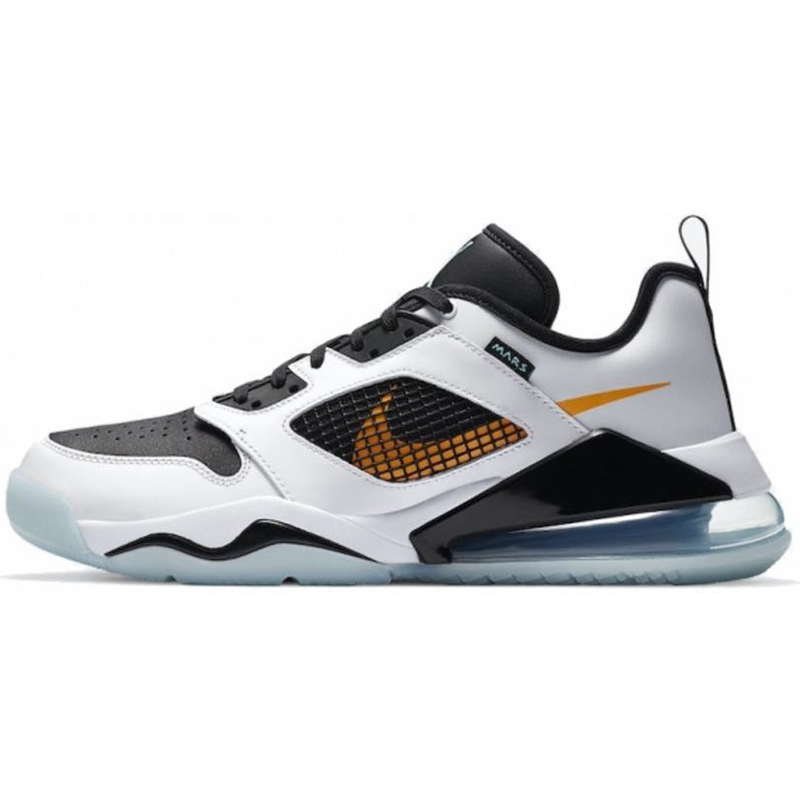 air jordan mars low aj270 低帮 篮球鞋 黑白橙 白蓝红 ck1196 - 二