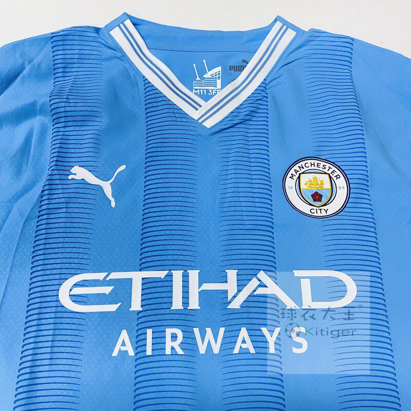 puma彪马正品2324赛季曼城球衣主场球员版印字号章盾770437