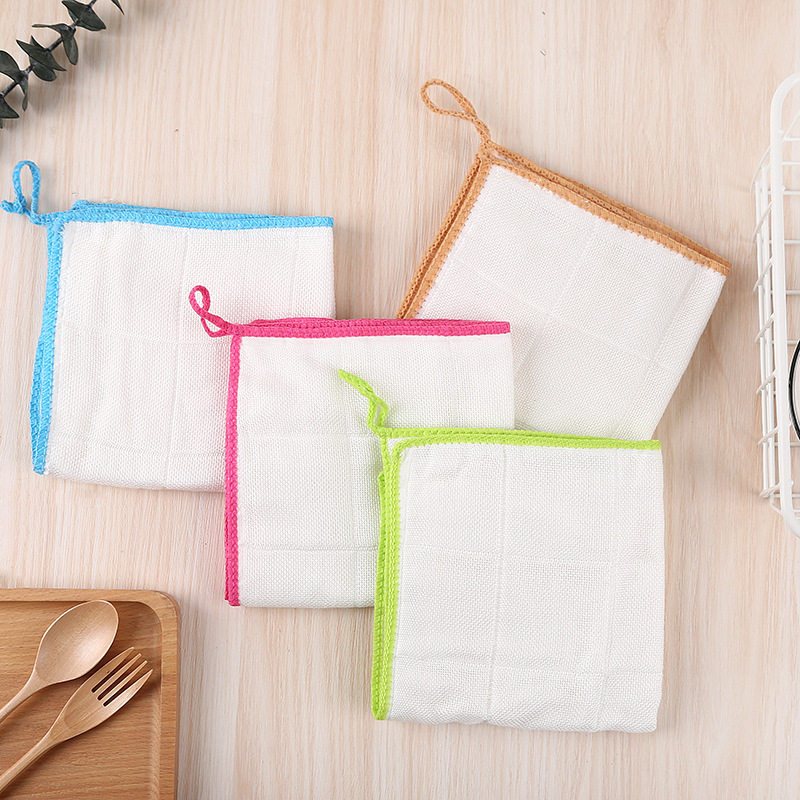 洗碗厨房毛巾布毛巾百洁刷碗专用不沾纤维油竹抹布