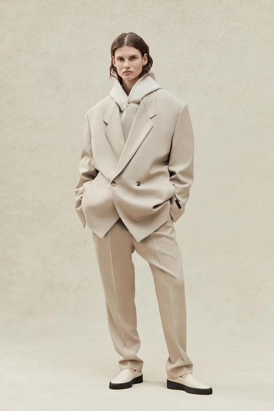 fogfearofgod第八8th新款单粒双排宽松休闲西服