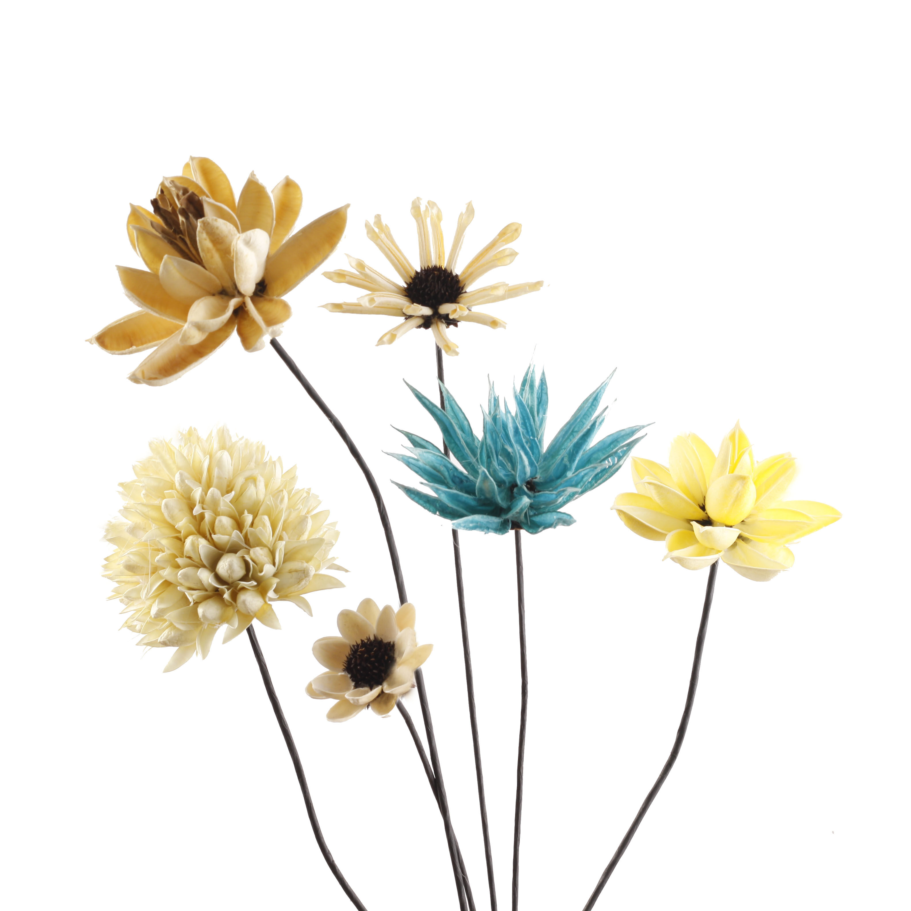 云南自然艺术干花单支花束复古禅意花艺花瓶干花