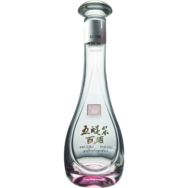 五醍百顺酒纯粮食酿造固态发酵40.8度浓香香型其他酒类