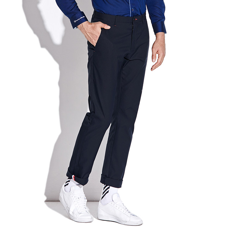 古老鲨鱼男士休闲裤黑科技防雨防污免烫抗皱舒适透气休闲裤